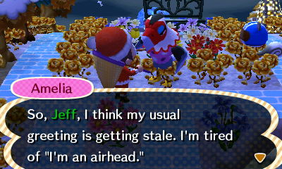 Amelia: So, Jeff, I think my usual greeting is getting stale. I'm tired of "I'm an airhead."