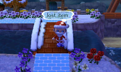 A lost item on the bridge.