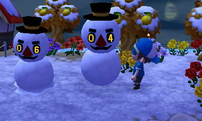 My two bingo snowmen.