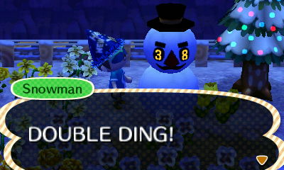 Snowman: DOUBLE DING!
