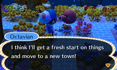 Octavian: I think I'll get a fresh start on things and move to a new town!