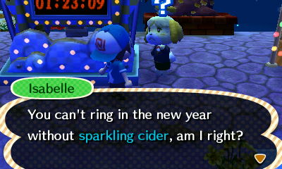 Isabelle: You can't ring in the new year without sparkling cider, am I right?