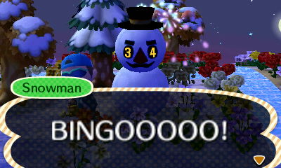 Snowman: BINGOOOOO!
