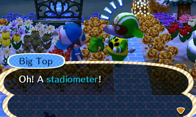 Big Top: Oh! A stadiometer!