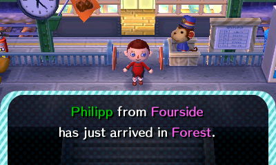 Philipp from Fourside has just arrived in Forest.