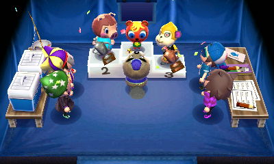 Caroline wins the Tomville fishing tournament.