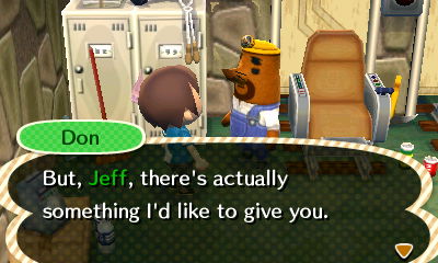 Don: But, Jeff, there's actually something I'd like to give you.