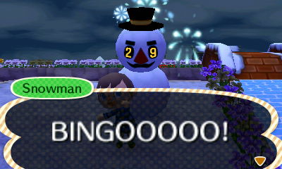 Snowman: BINGOOOOO!