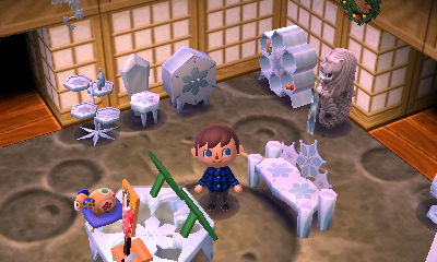 A shoji screen and lunar surface.