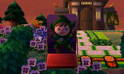 A faceboard of Tingle from the Zelda series.