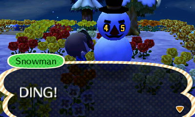 Snowman: DING!