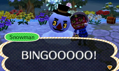 Snowman: BINGOOOOO!