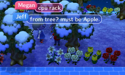 Megan: CPU rack.  Jeff: From tree? Must be Apple.