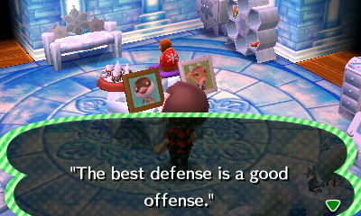 Peck's pic: The best defense is a good offense.