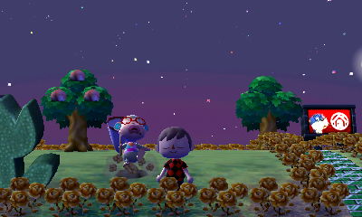 Elise falling into a pitfall.