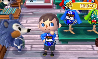 An Agent S shirt that Courage designed.