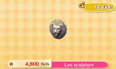 Leo sculpture - 4,800 bells.