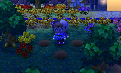 The three of us standing in one spot.