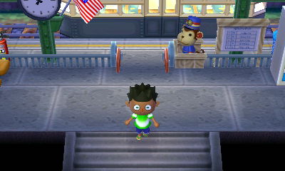 A very tan Fyree arrives in Forest.