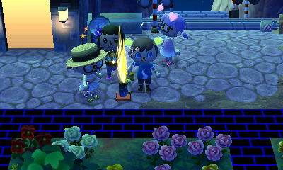 Lauren, Megan, and MaryAnn drop by for a visit.