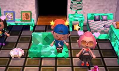 Hanging out in my house.