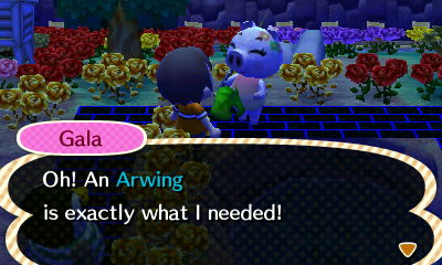 Gala: Oh! An Arwing is exactly what I needed!