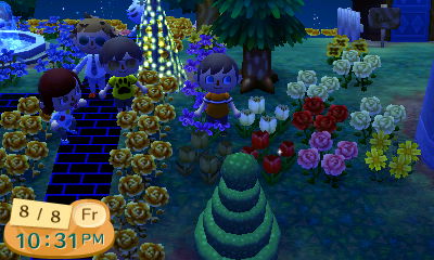 Lindsey, Tiago, Chris, and Jeff in the park.