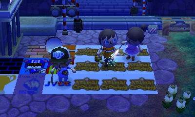 Wendy burning Jeff with a roman candle.