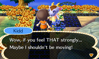 Kidd: Wow, if you feel THAT strongly... Maybe I shouldn't be moving!