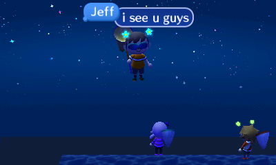 Jeff, in the air: I see you guys.
