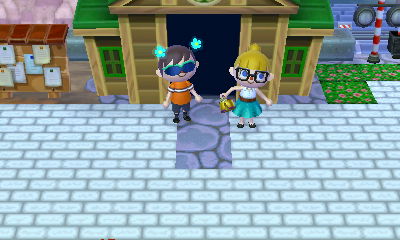 Visiting Kisa's town.