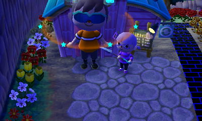 A giant-sized Jeff blocking the entrance to Re-Tail.