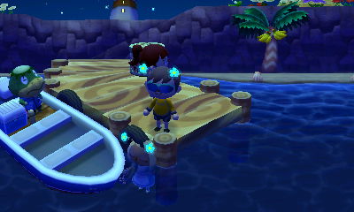 Wendy standing underwater.