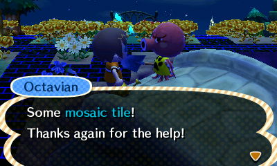 Octavian: Some mosaic tile! Thanks again for the help!