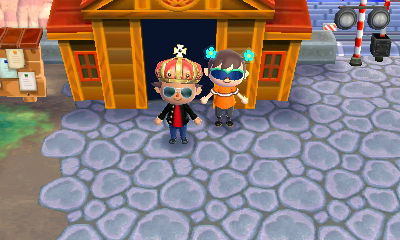 Visiting King George.