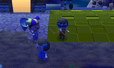 Jules visiting Tomville.