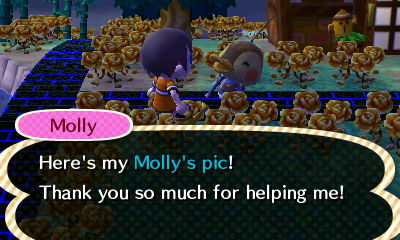 Molly: Here's my Molly's pic! Thank you so much for helping me!