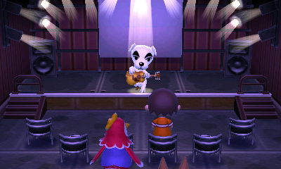 K.K. performs for me and Benedict.