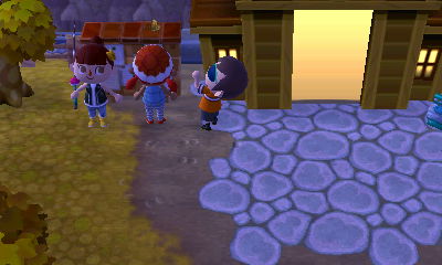 Releasing a moth on Laile and Madisyn.