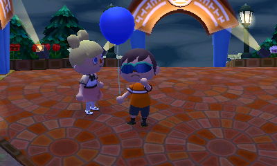 A blue balloon I got from Jen.