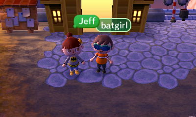 Madisyn dressed as Batgirl.