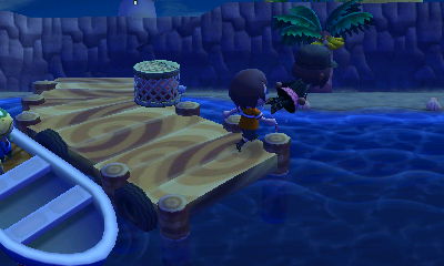 Wendy hover-swimming.