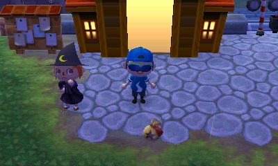 Dropping by Zoe's town.