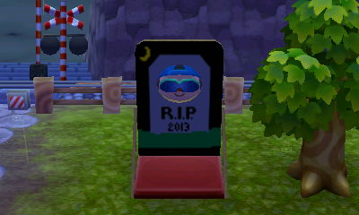 My tombstone faceboard.