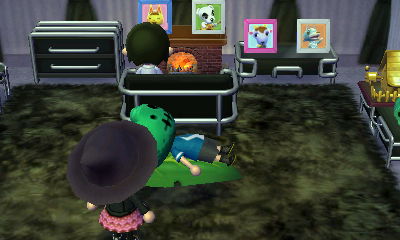 Hovering on a leaf bed?