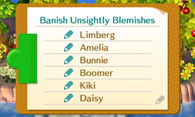 Petition signatures: Limberg, Amelia, Bunnie, Boomer, Kiki, Daisy.