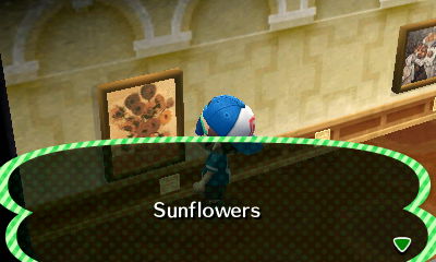 Flowery painting title: Sunflowers