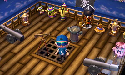Lynette's pirate room.