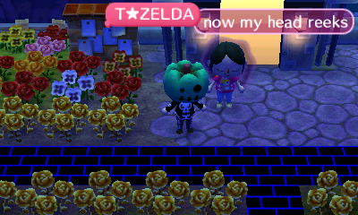 T Zelda: Now my head reeks.