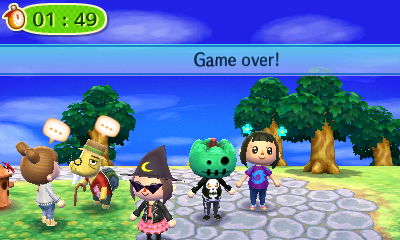 Finishing up a scavenger hunt tour.